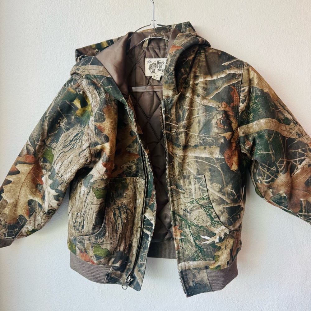 Bass Pro Shops Camo Hooded Jacket for Toddlers - Picture 5 of 7